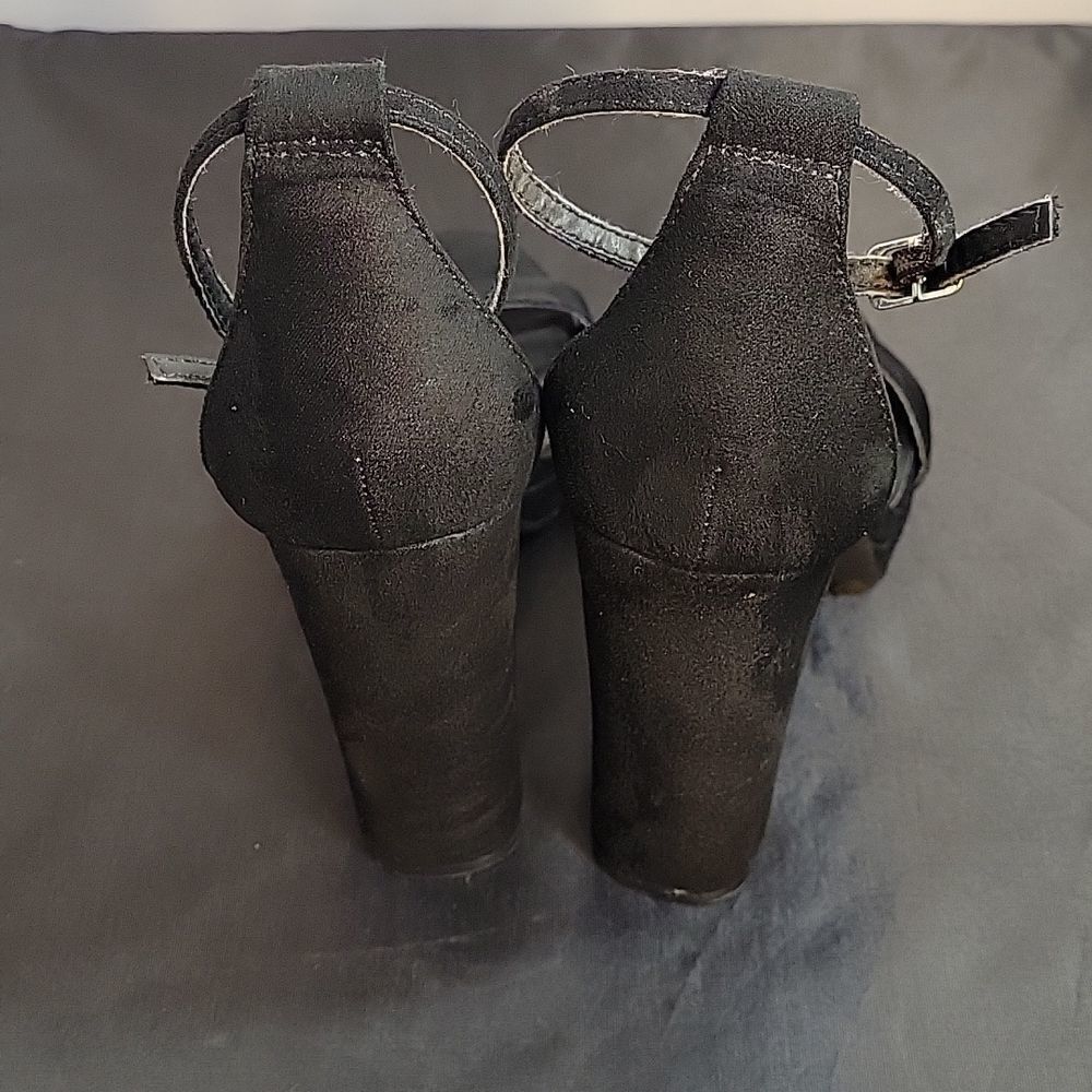 Forever 21 Ankle Strap Block Heel Open Toe Women"… - image 6